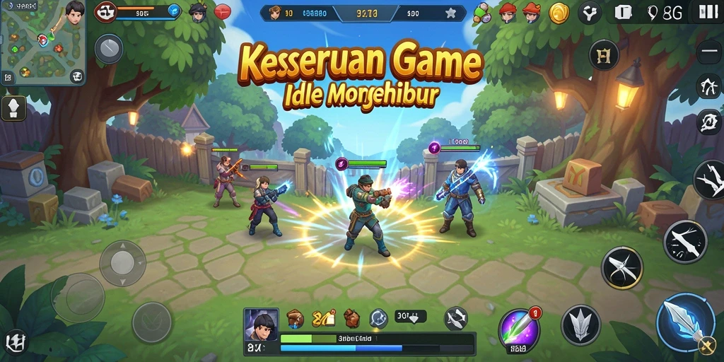Tampilan gameplay menarik dan interaktif dari 8G8G.
