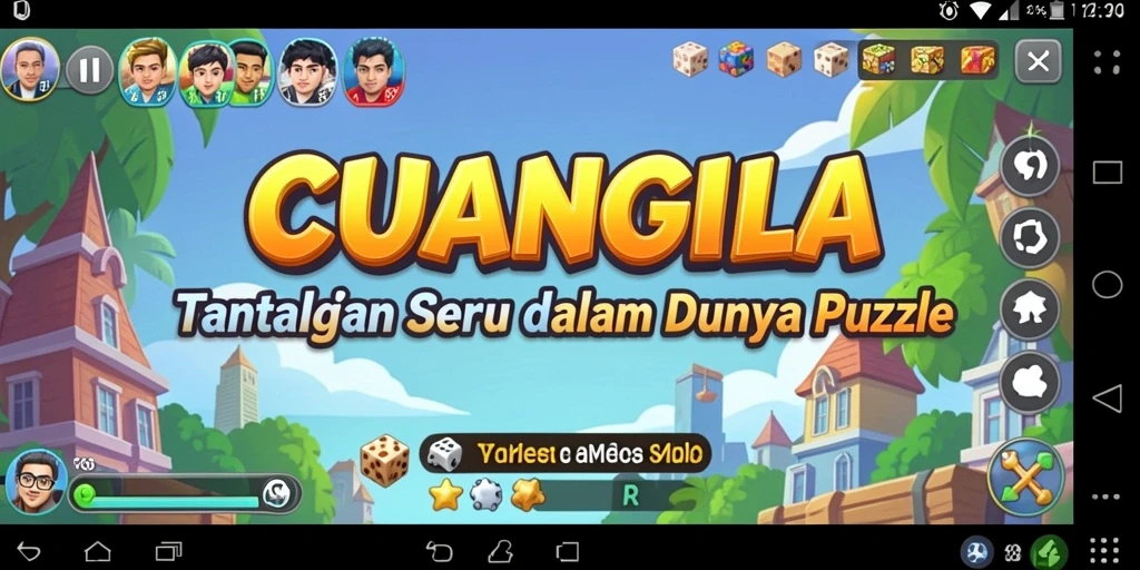 Tampilan gameplay CUANGILA dengan tantangan Puzzle yang menyenangkan.