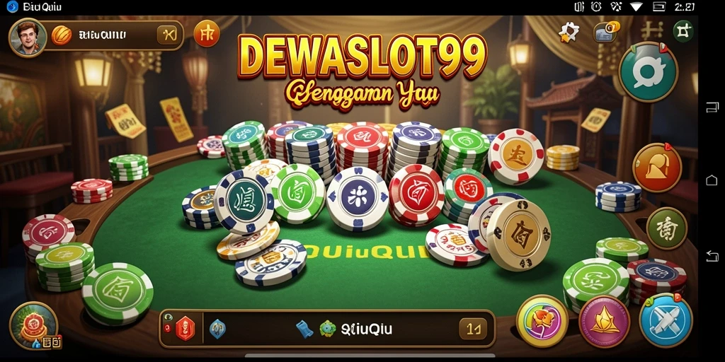 Tampilan menarik dari gameplay QiuQiu di DEWASLOT99.
