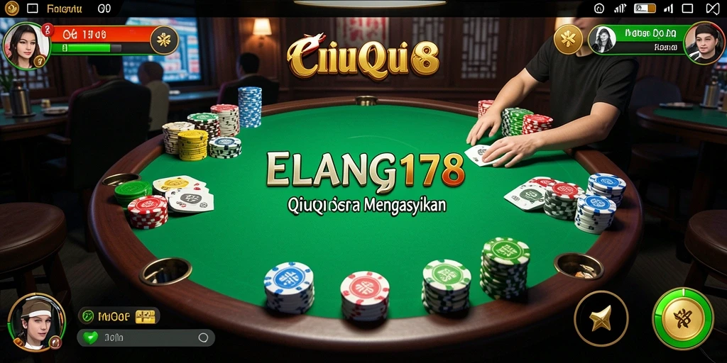 Tampilan gameplay QiuQiu yang menarik di ELANG178.