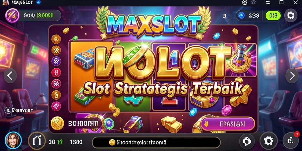 Tampilan gameplay menarik dari slot strategis MAXSLOT.