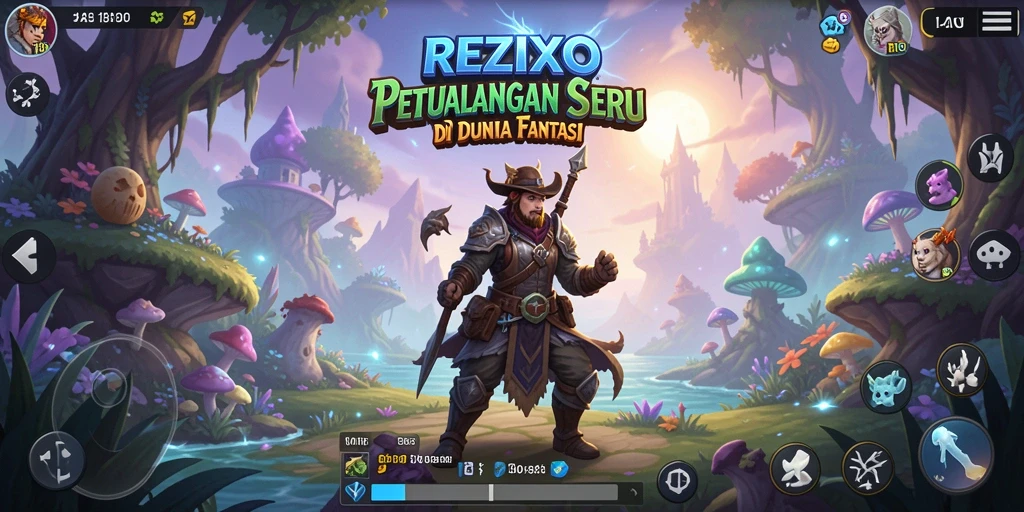 Tampilan gameplay seru dari REZIXO yang memikat.