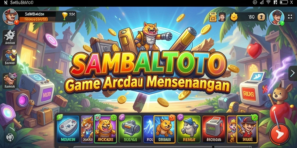 Tampilan gameplay menarik dari SAMBALTOTO yang penuh warna.