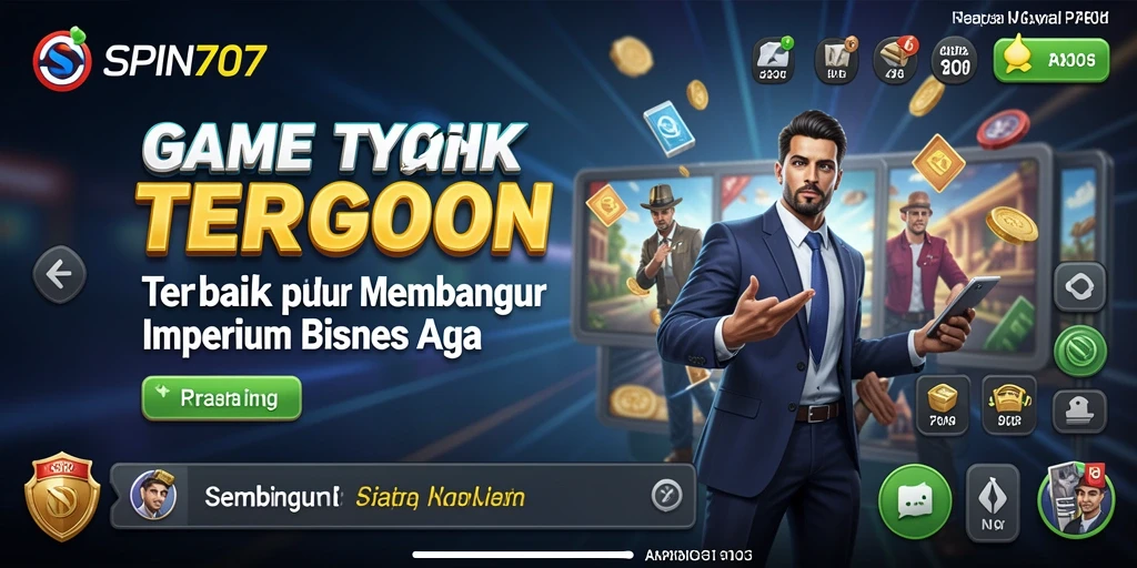 Tampilan gameplay SPIN707 yang seru dan interaktif dalam mengelola bisnis.