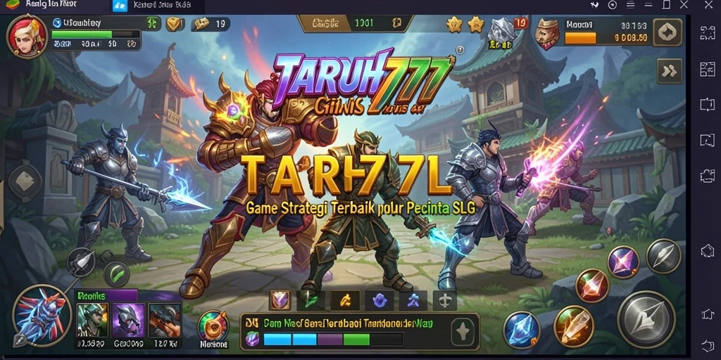 Tampilan menarik dari gameplay strategi di TARUH777.