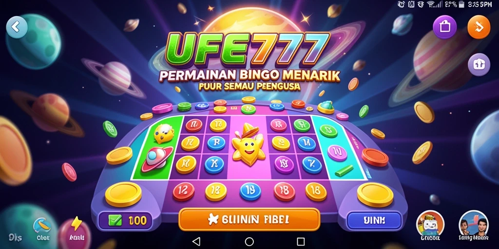 Screenshot gameplay Bingo yang seru di UFO777.